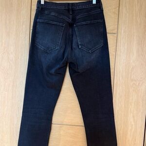 Agolde Riley High Rise Straight Crop Jeans